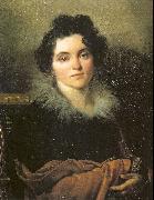 Orest Kiprensky Darya Khvostova oil